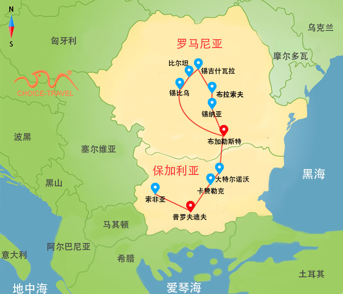 上帝的后花园-保加利亚罗马尼亚芬香玫瑰之旅