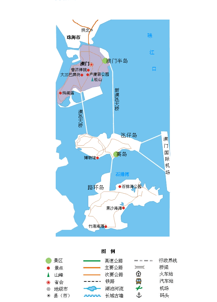 澳门高端旅游、澳门定制旅游、澳门旅游、澳门旅游地图、澳门景点介绍、澳门旅游线路-明择旅游